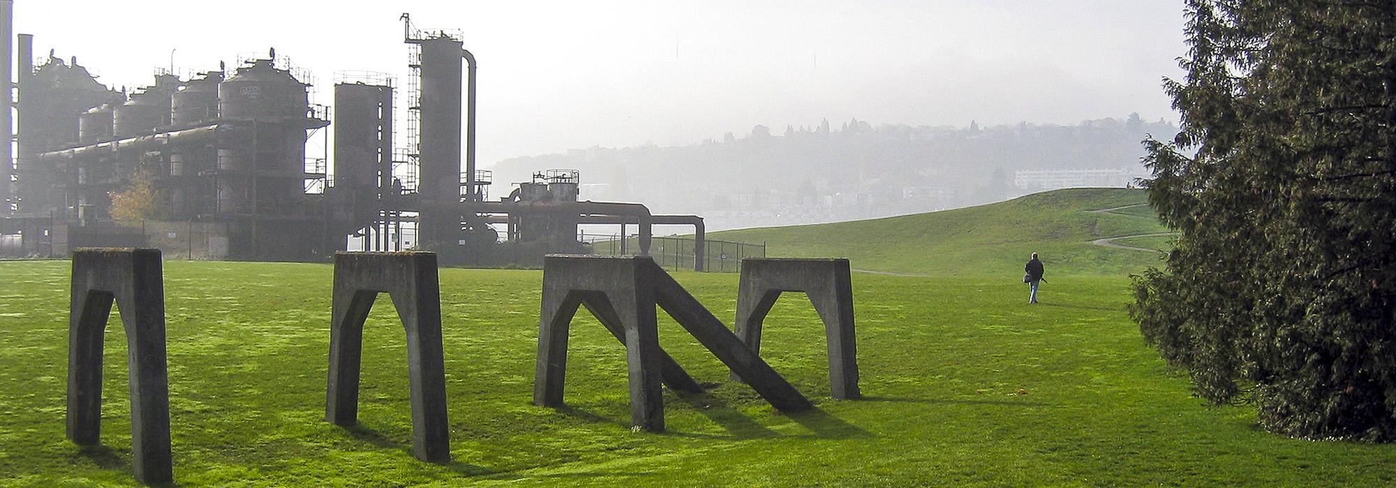 由Richard Haag设计的西雅图燃气工程公园