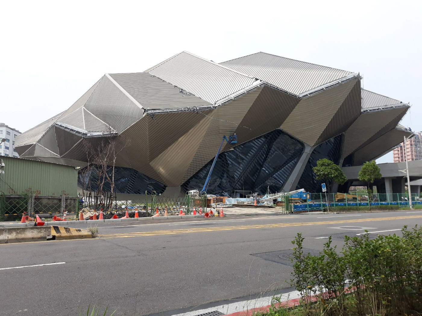 Reiser ummoto的台北流行音乐中心正在建设中