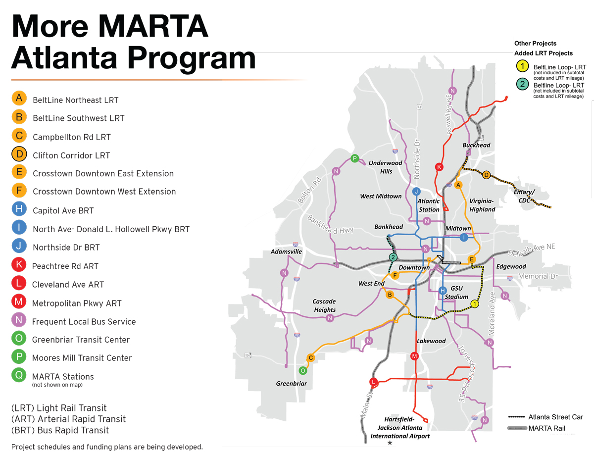 A Historic 2 7 Billion Plan Will Expand Atlanta S Marta Transit