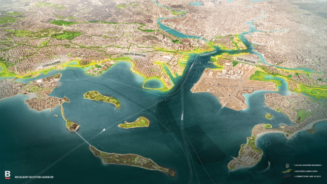 一张未来波士顿港的地图和钥匙。