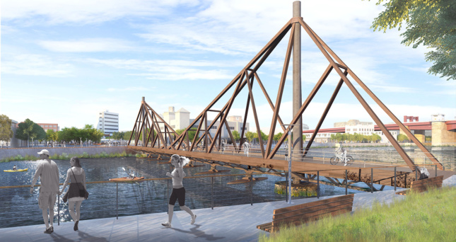 CRÈME/Jun Aizaki Architecture & Design的长点桥效果图