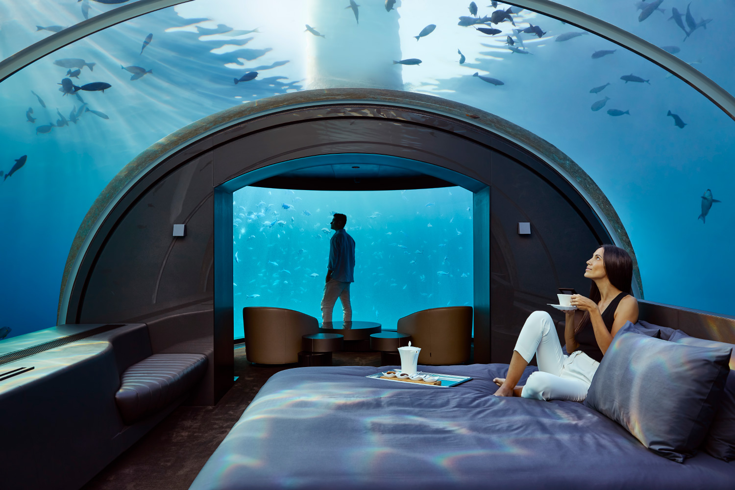 Take a deep dive into the world's first underwater hotel