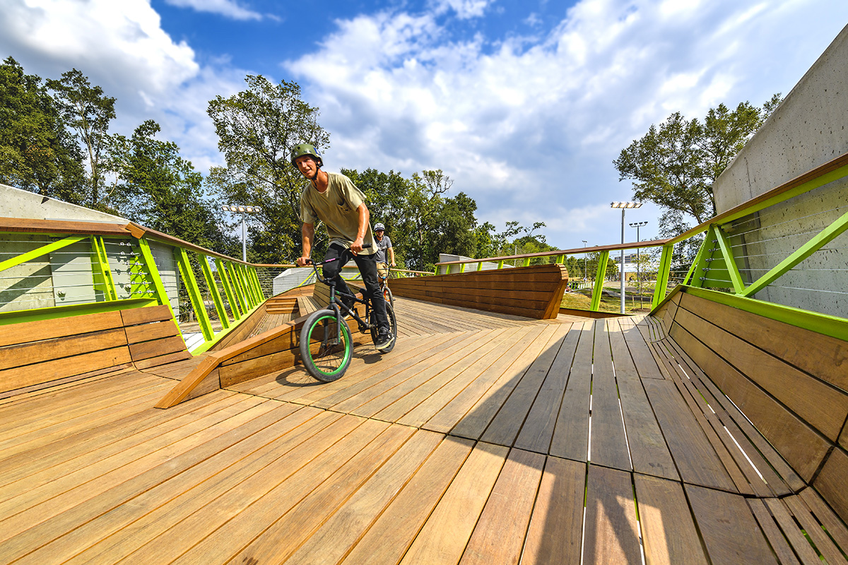 America's largest BMX park opens in Houston, courtesy OJB Landscape Architecture - Archpaper.com
