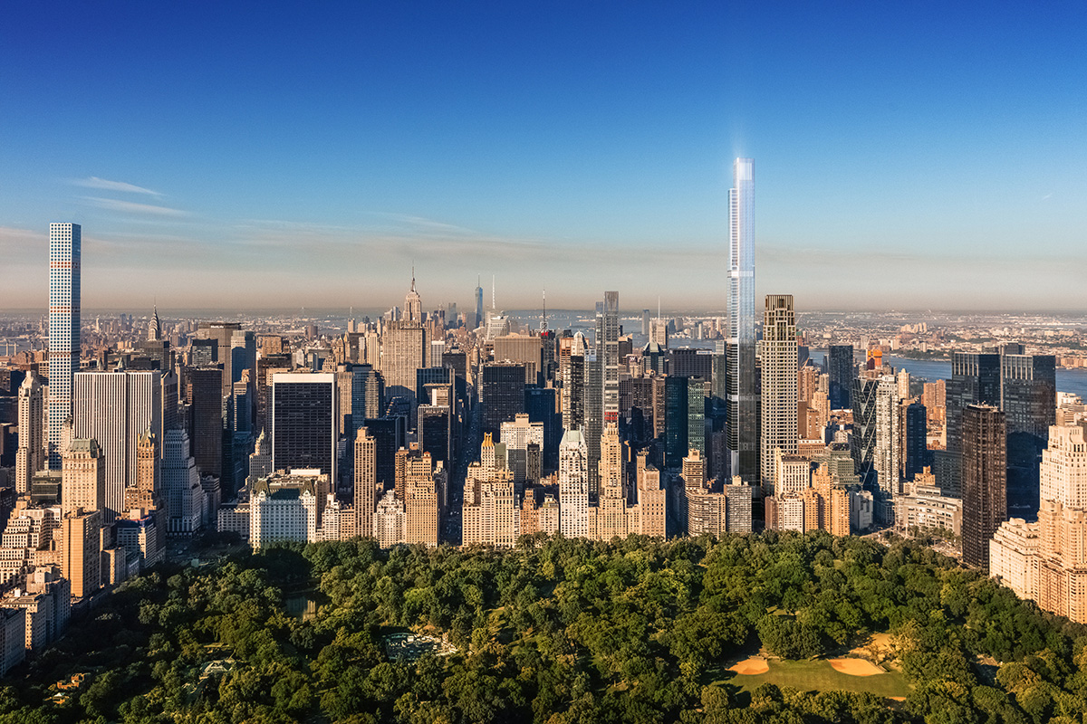Central Park Tower tops out to become the world's tallest residential  building