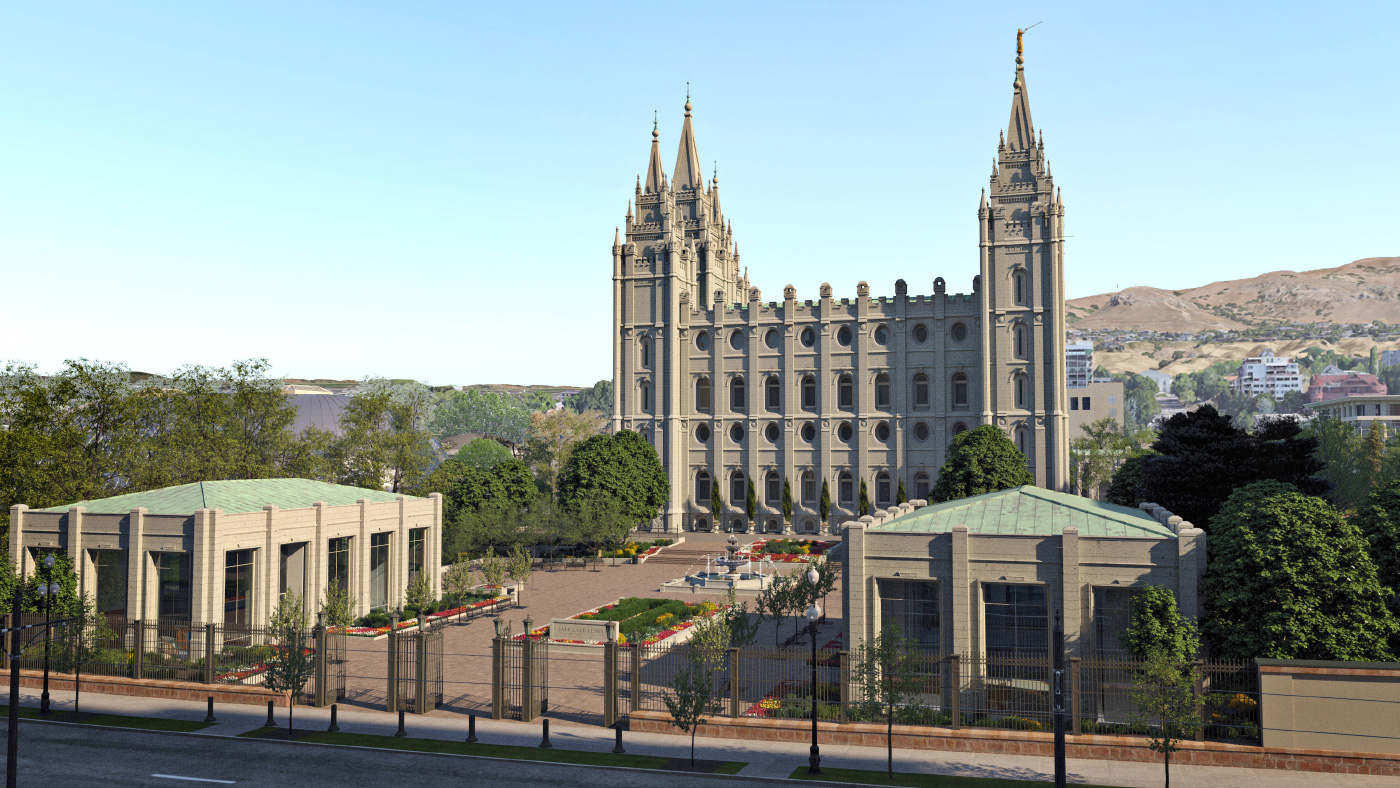 Salt Lake Temple S Four Year Renovation Set To Begin This