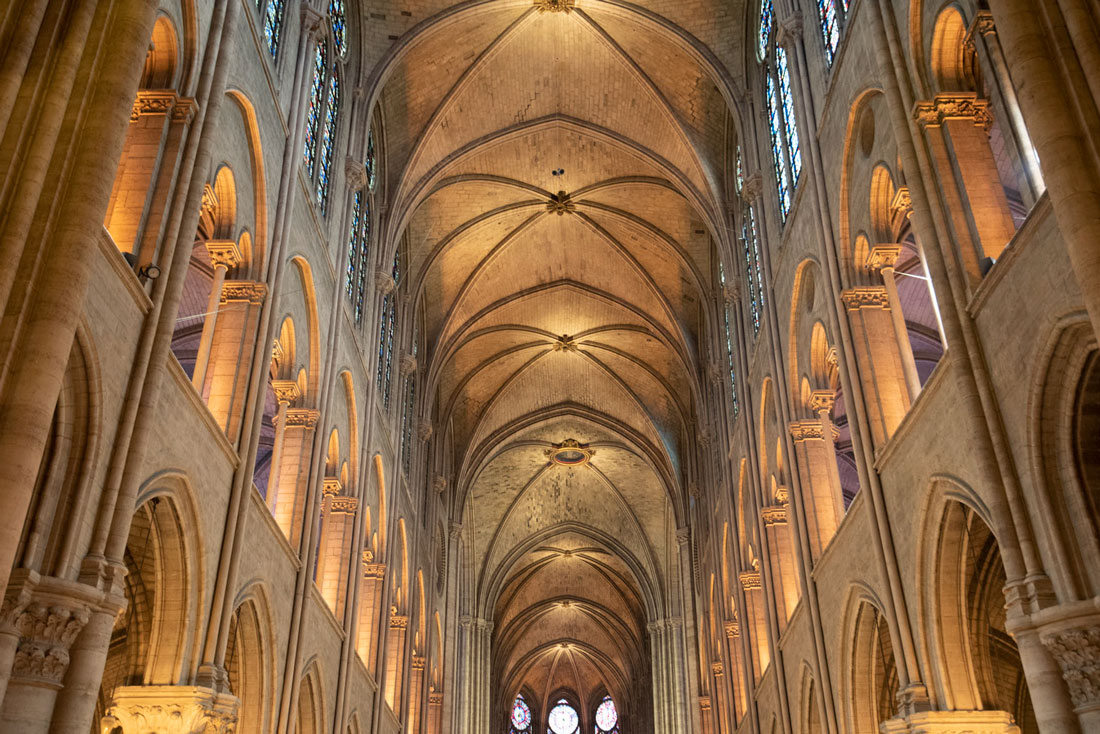 Notre Dame Cathedral S Vaulted Ceiling Still Under Risk Of