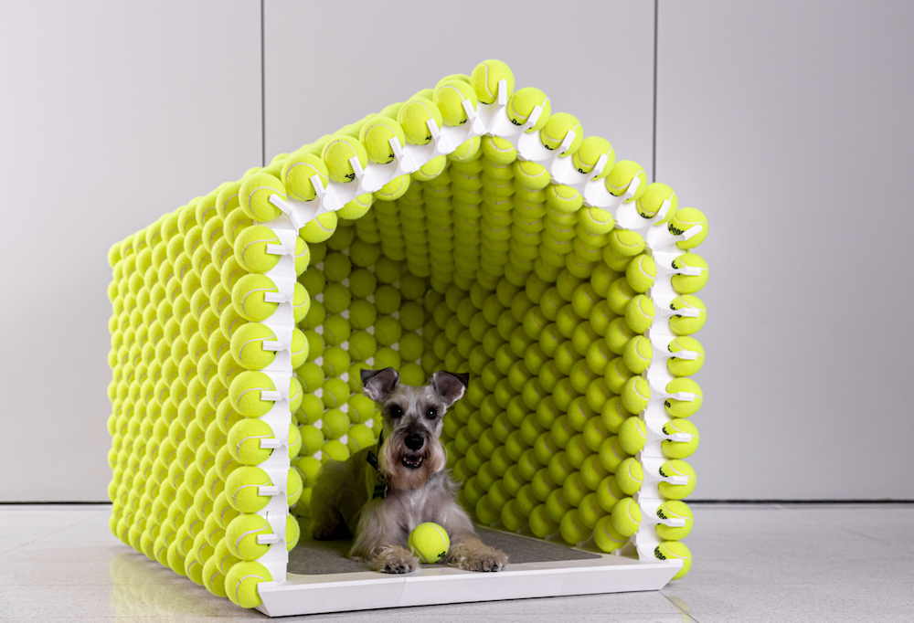 This 3d Printed Doghouse Can Hold Up To 1 000 Tennis Balls