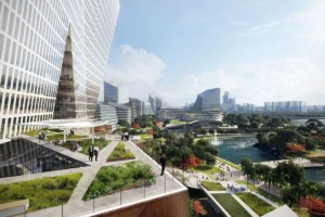 为中国深圳规划的智能网络城市进行说明