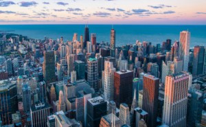 芝加哥地平线照片
