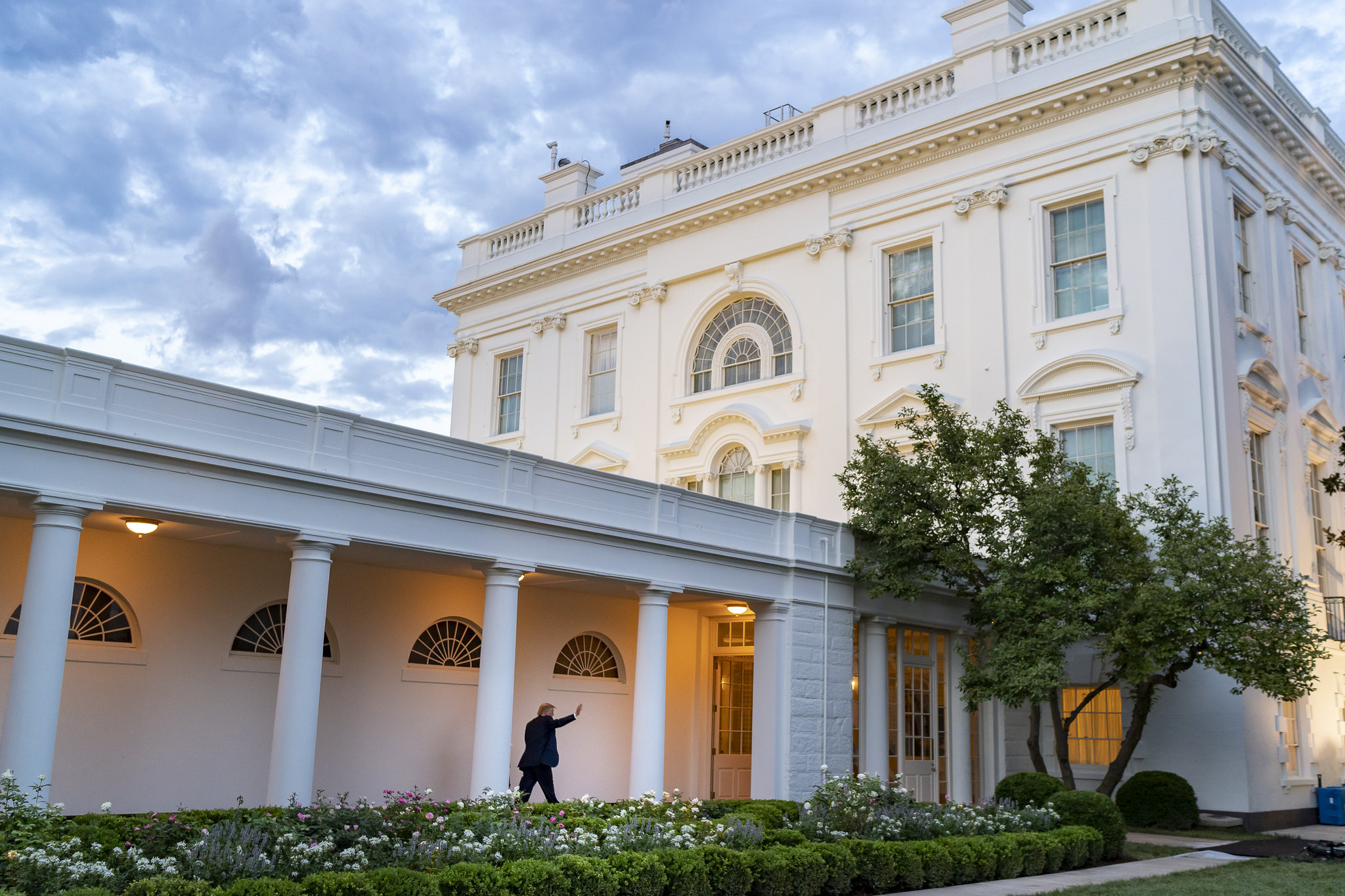 Revamped White House Rose Garden Lambasted On Social Media