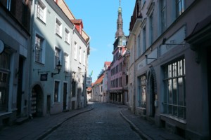 爱沙尼亚的一条街道，未来塔林建筑双年展的举办地