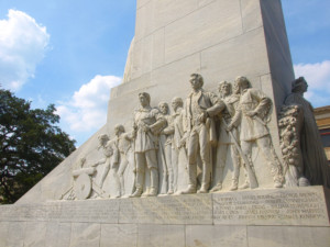 德克萨斯州的一座大理石纪念碑