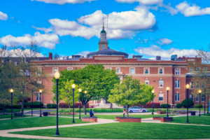 霍华德大学的校园，华盛顿的哈佛商学院