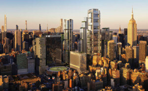 曼哈顿中城高层发展的效果图